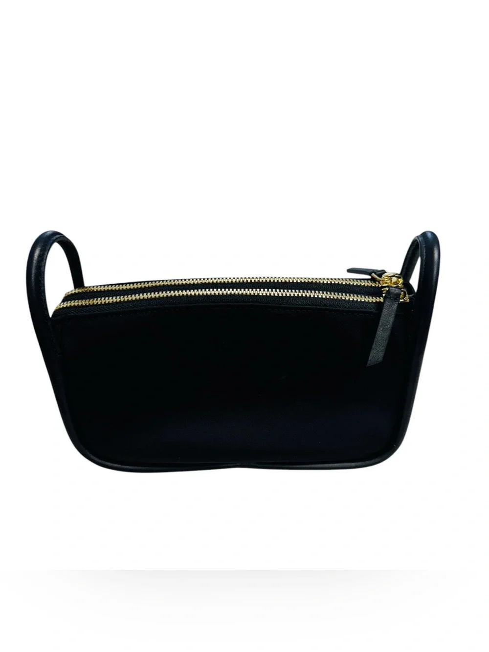 Tumi Voyageur Brenn Black Small Cosmetic  with Gold Hardware